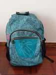 Mochila escolar turquesa totto