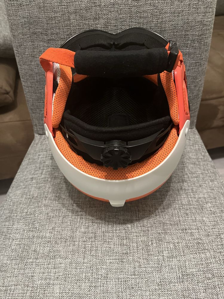 Kask dziecięcy Decathlon Wedze Piste 550 roz 53-56 cm + gogle szybka