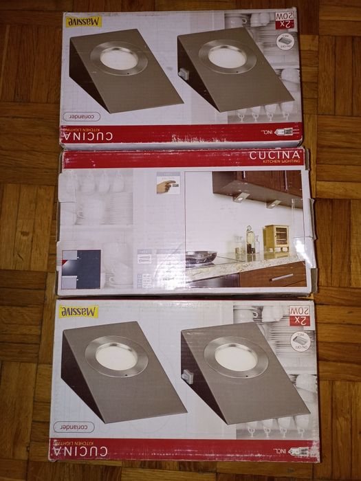 Lampa wisząca pod szafami lub w szafie