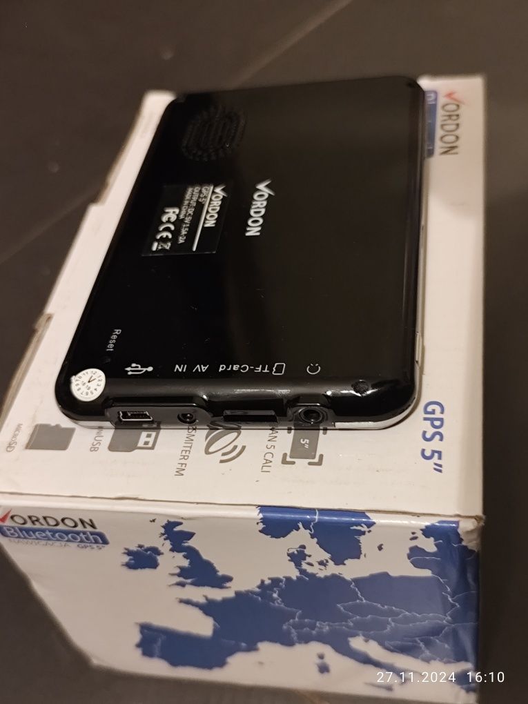vOrdon nawigacja GPS 5.0 transmiter mapa Europy fotoradary karta sds