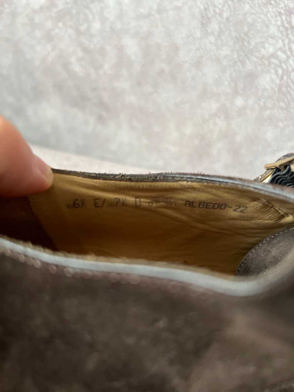 Bally Оригінальні Замшеві  Монки 40р 26см устілка