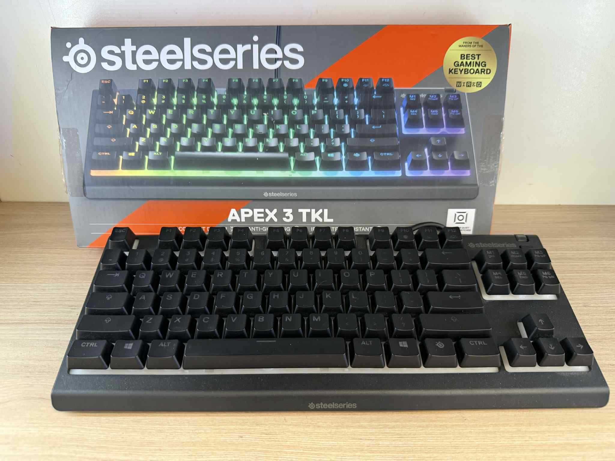 Klawiatura przewodowa membranowa gamingowa SteelSeries Apex 3 TKL