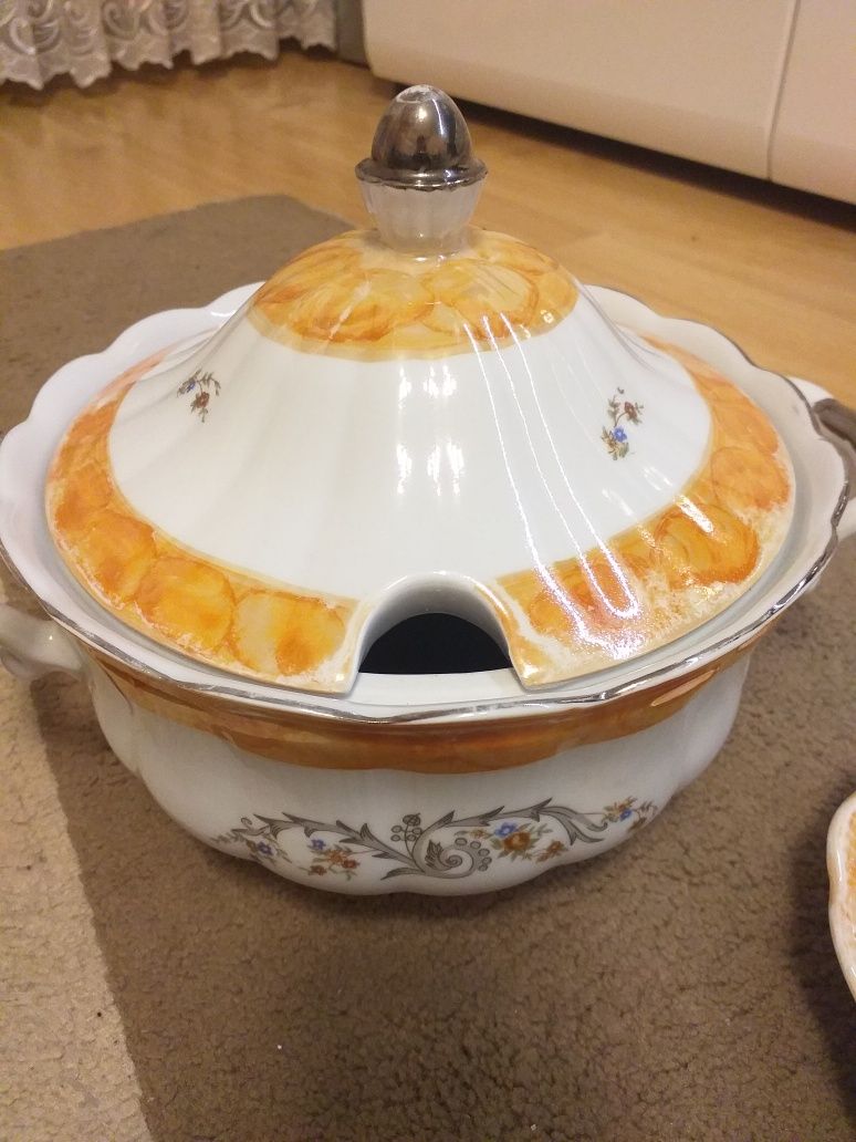 Serwis obiadowy porcelana Wałbrzych