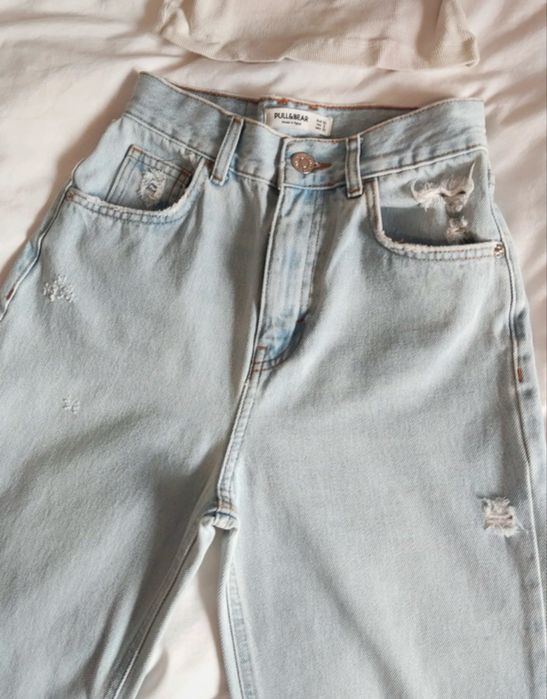 Calças de ganga rasgadas 32 Pull & Bear