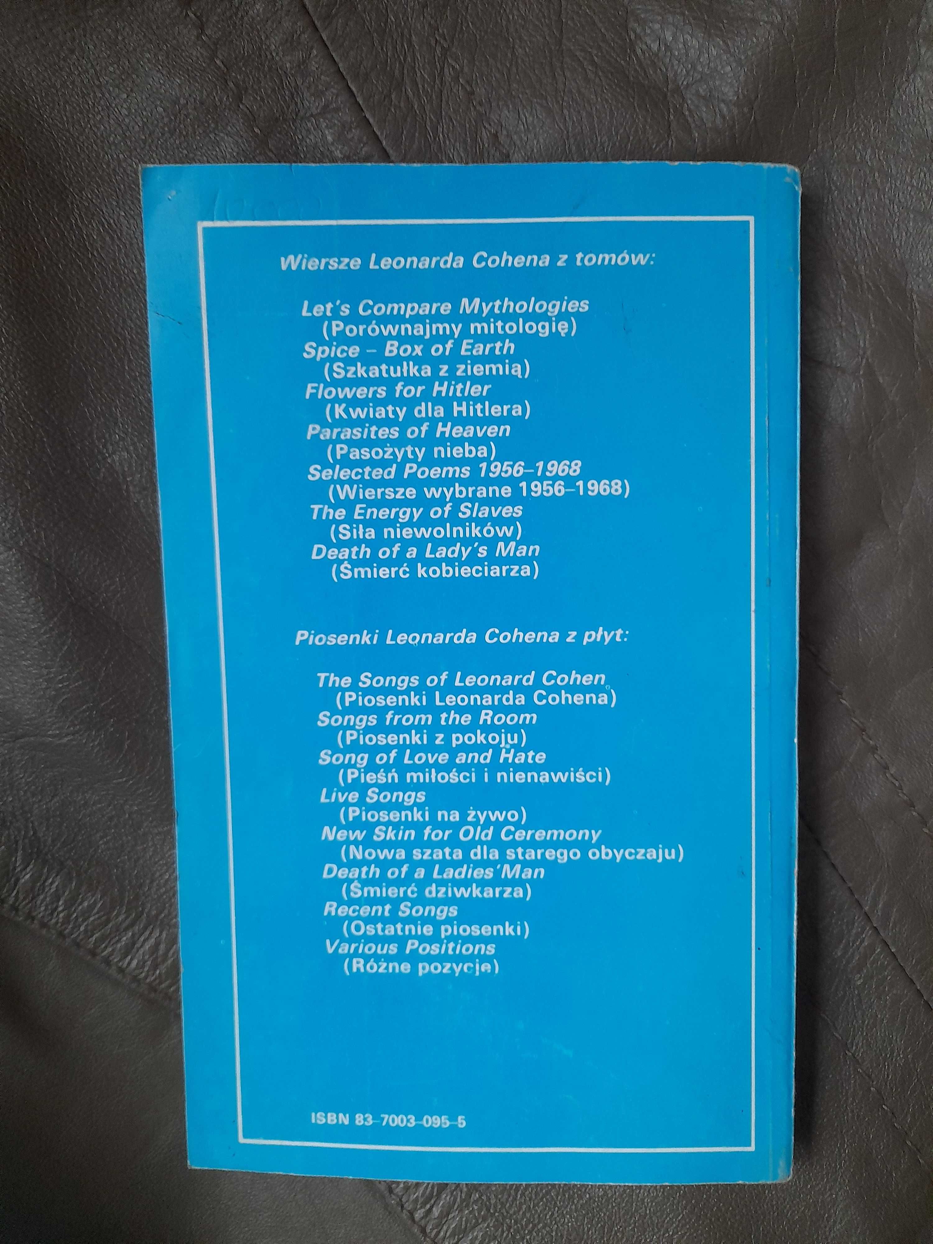 Leonard Cohen Słynny niebieski prochowiec
