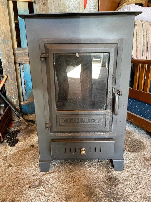 Salamandra a lenha da marca Oliveirinha