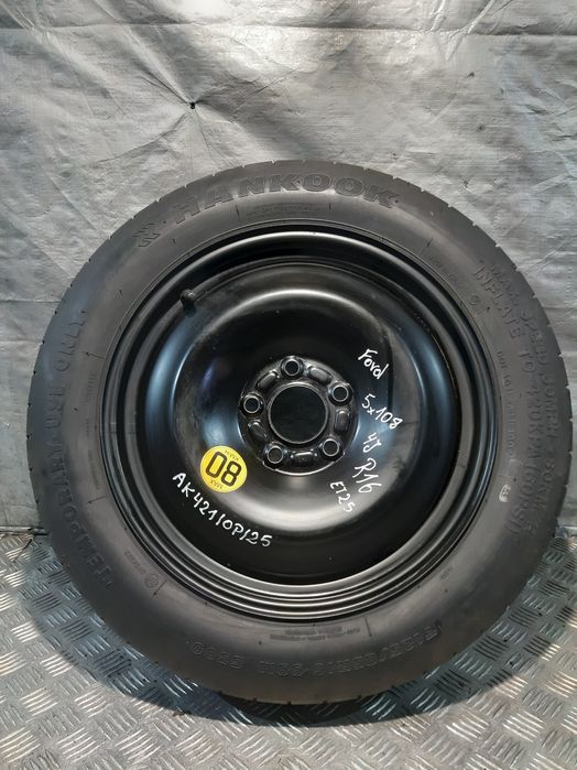 Koło Dojazdowe Zapasowe Ford 125/85 R16 5X108 Et25 4J