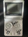 GameBoy Advanced SP Tribal Edition + 11 gier, Kamerka, Drukarka