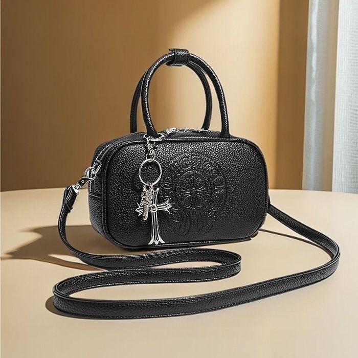 Жіноча Сумка Chrome Hearts/ Сумка Хром Хертс/ Prada/ Шкіряна сумка