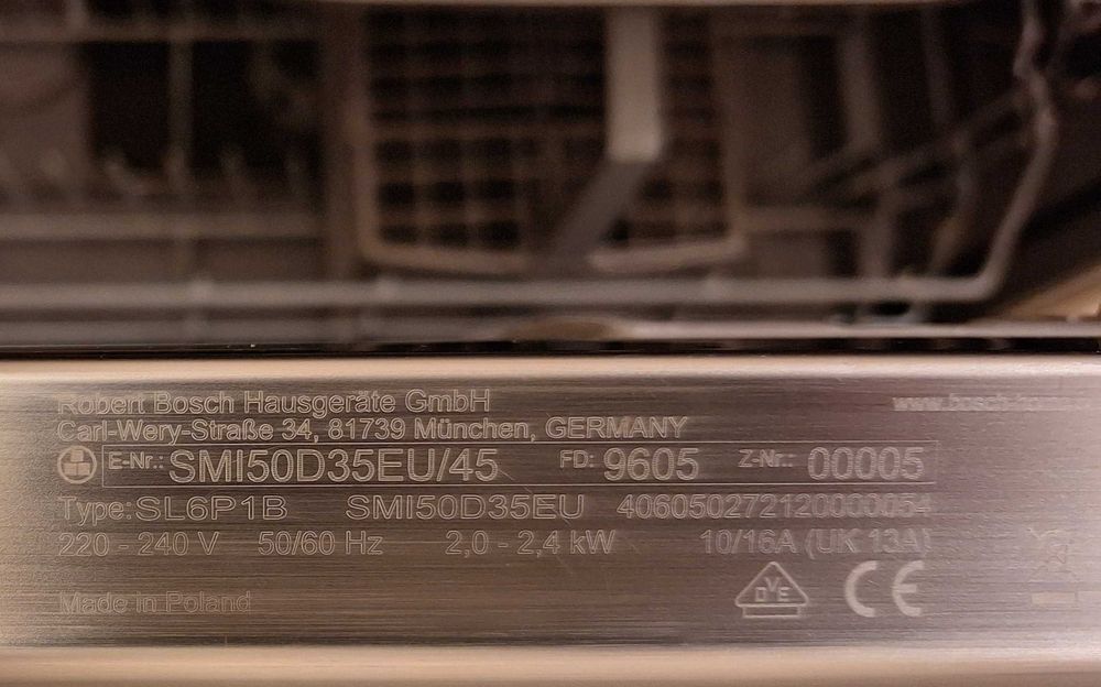 Zmywarka Bosch SMI50D35EU/45 –60 cm – w bardzo dobrym stanie – okazja!