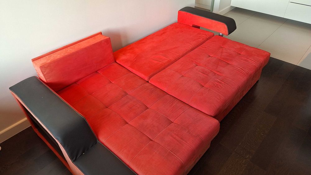 Narożnik wypoczynek 250x150 - rozkładany, z funkcją spania