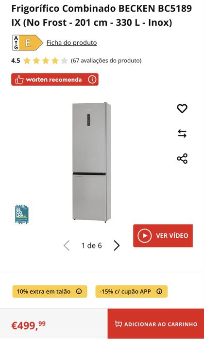 Frigorífico Combinado BECKEN