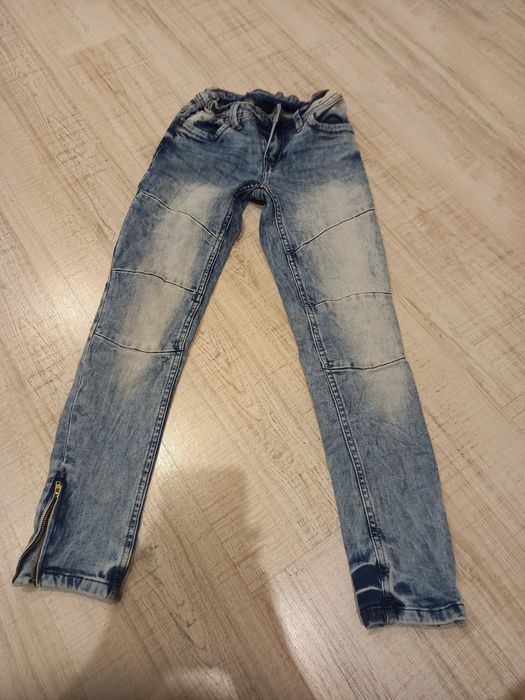Spodnie jeans dziewczęce 140cm