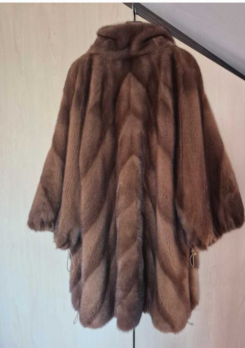Шуба норкова Nafa кімоно,оверсайз 50-60р