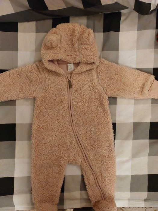 Kombinezon pluszowy H&M 68 cm 4-6 miesięcy