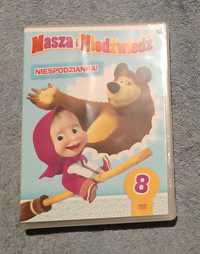 Masza i niedźwiedź film DVD część 8  Niespodzianka 45 minut FOLIA!