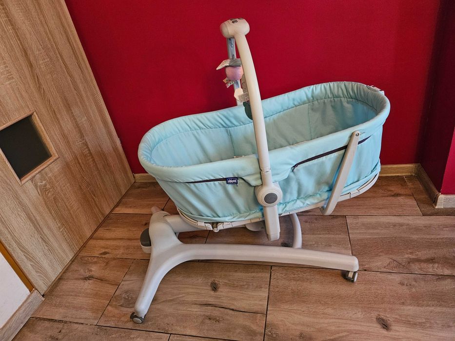 Dostawka CHICCO Baby Hug 4w1 – Łóżeczko niemowlęce / dziecięce AQUAREL