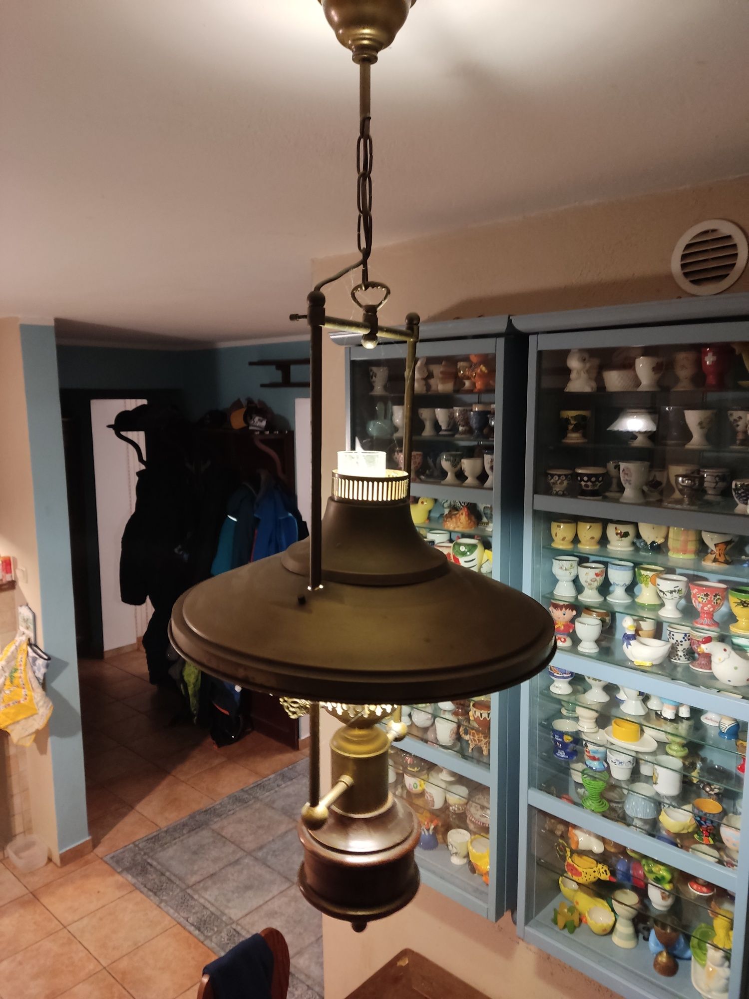 Lampa retro wisząca stara lampa antyk