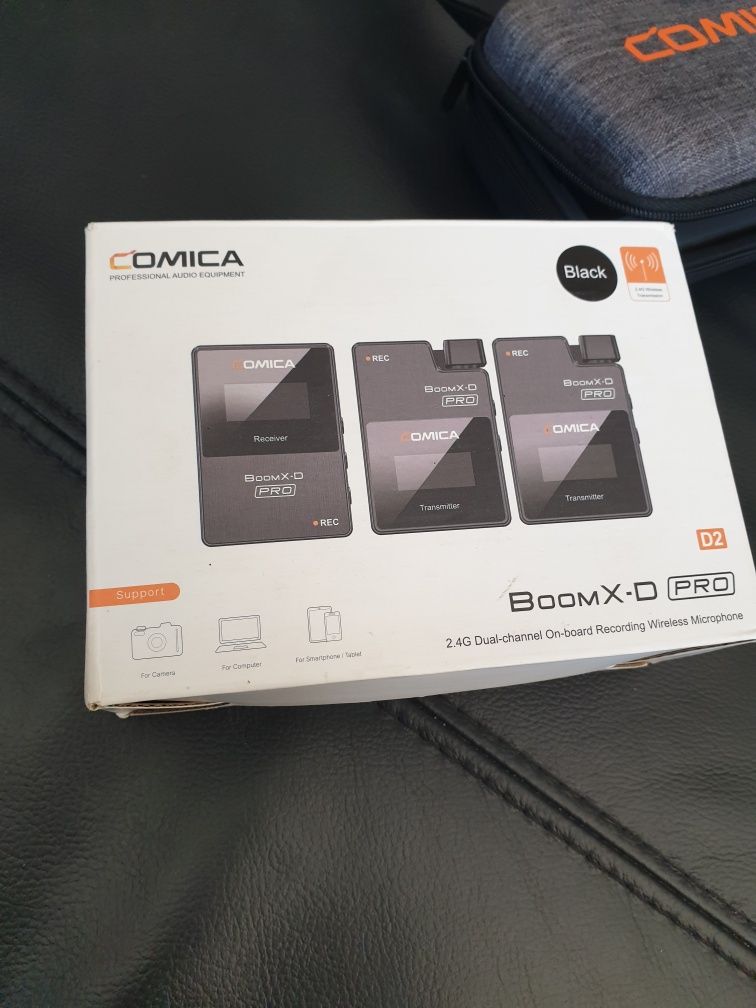 Bezprzewodowy system mikrofonowy Comica BoomX-D Pro