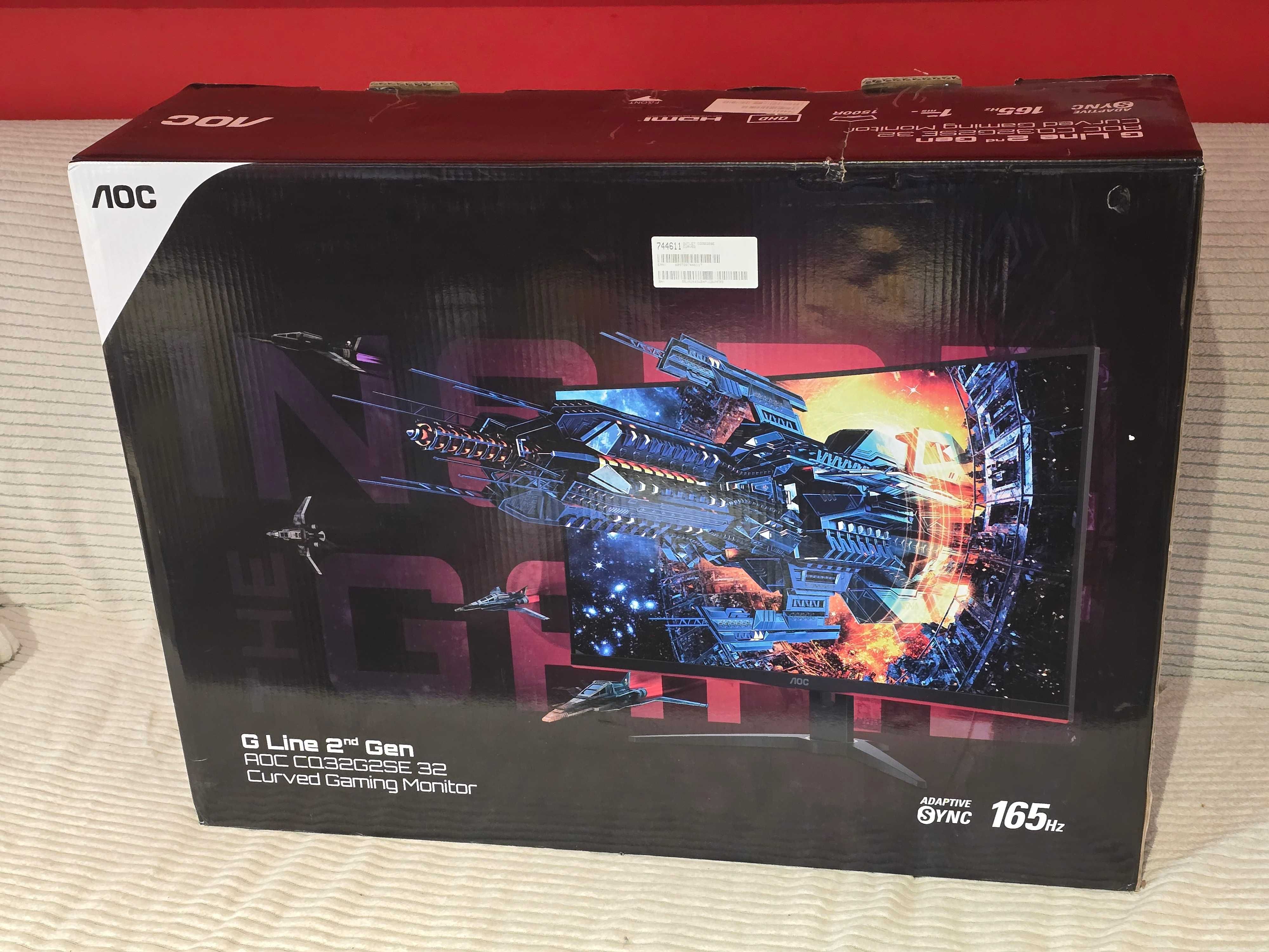 Monitor do komputera AOC CQ32G2SG uszkodzony
