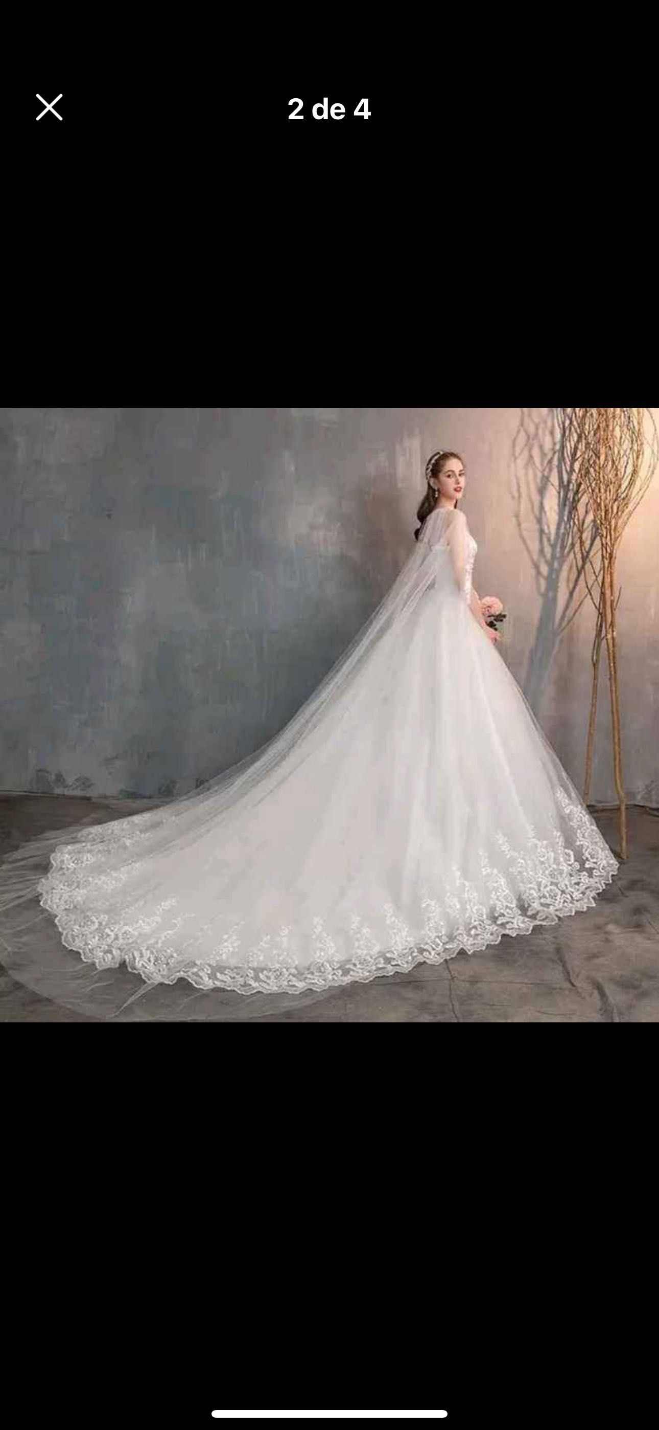 Vestido noiva tamanho s e outro m