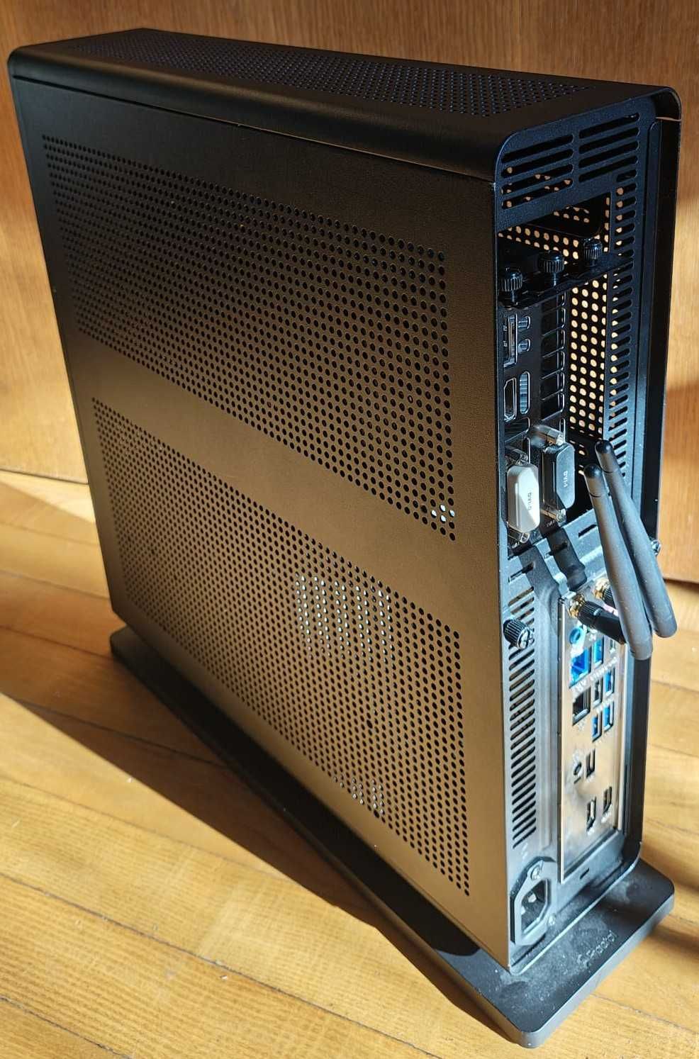 Komputer, PC ITX, Fractal Ridge. Z690, 12100F z Noctua, 16GB, GTX970.