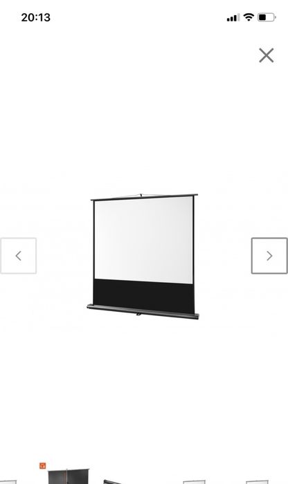 Ekran projekcyjny podłogowy celexon ultramobile