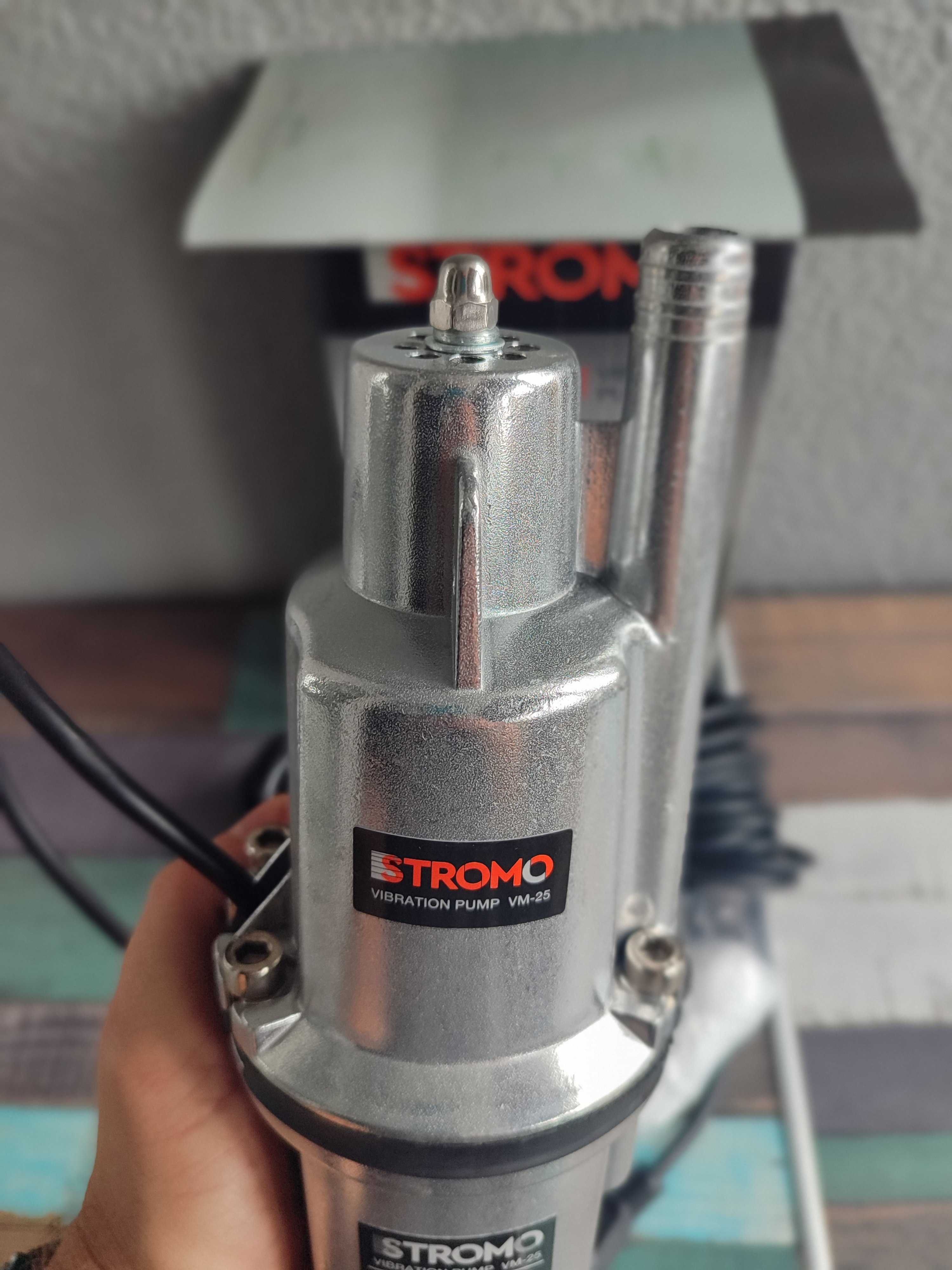 Вібраційний насос stromo vm-25 насос погружний свердловиний насос
