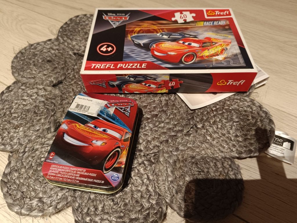Puzzle 3D + puzzle trefl Cars