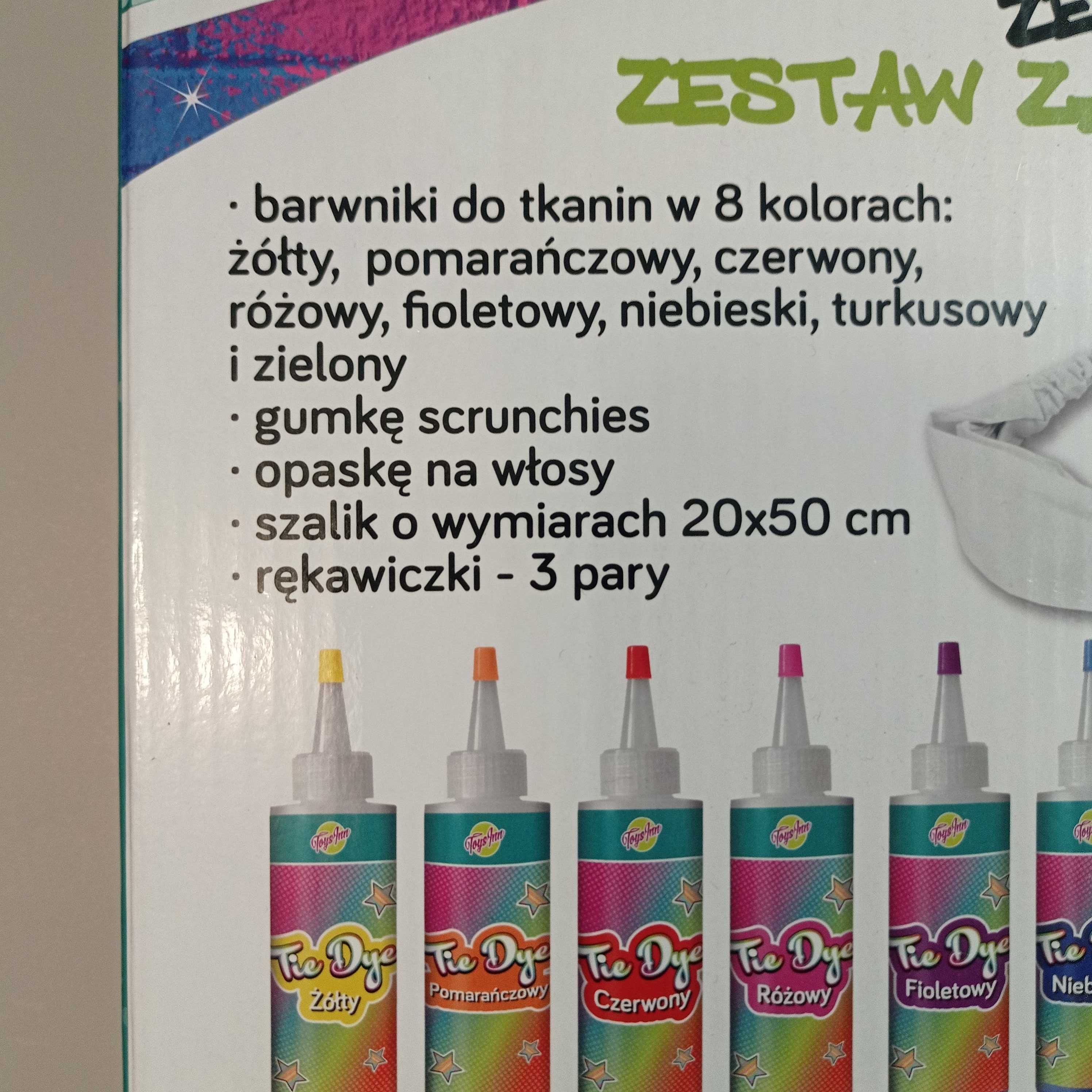 Zestaw kreatywny DIY stwórz swój własny styl apaszka scrunchies