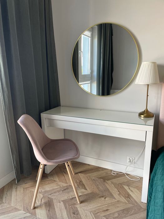 Biała toaletka 120/40