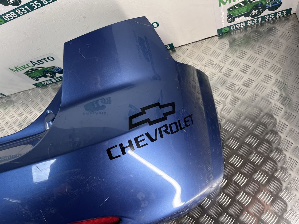 Бу Бампер задний пластик GM Лачетти Хэтчбек - 96545561