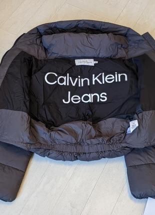 Оригінал куртка пуфер  Calvin Klein графіт L