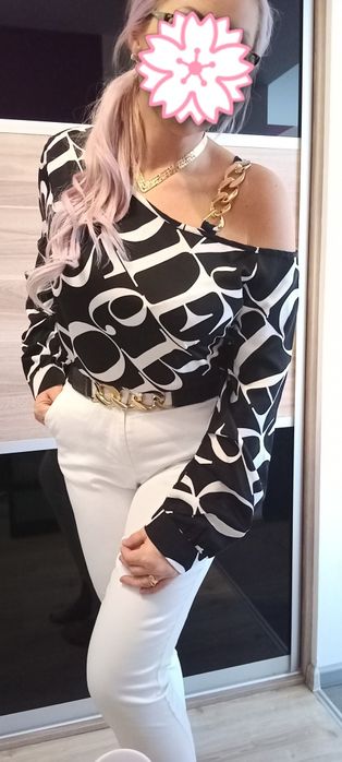 Bluzka długi rękaw, rozmiar 44