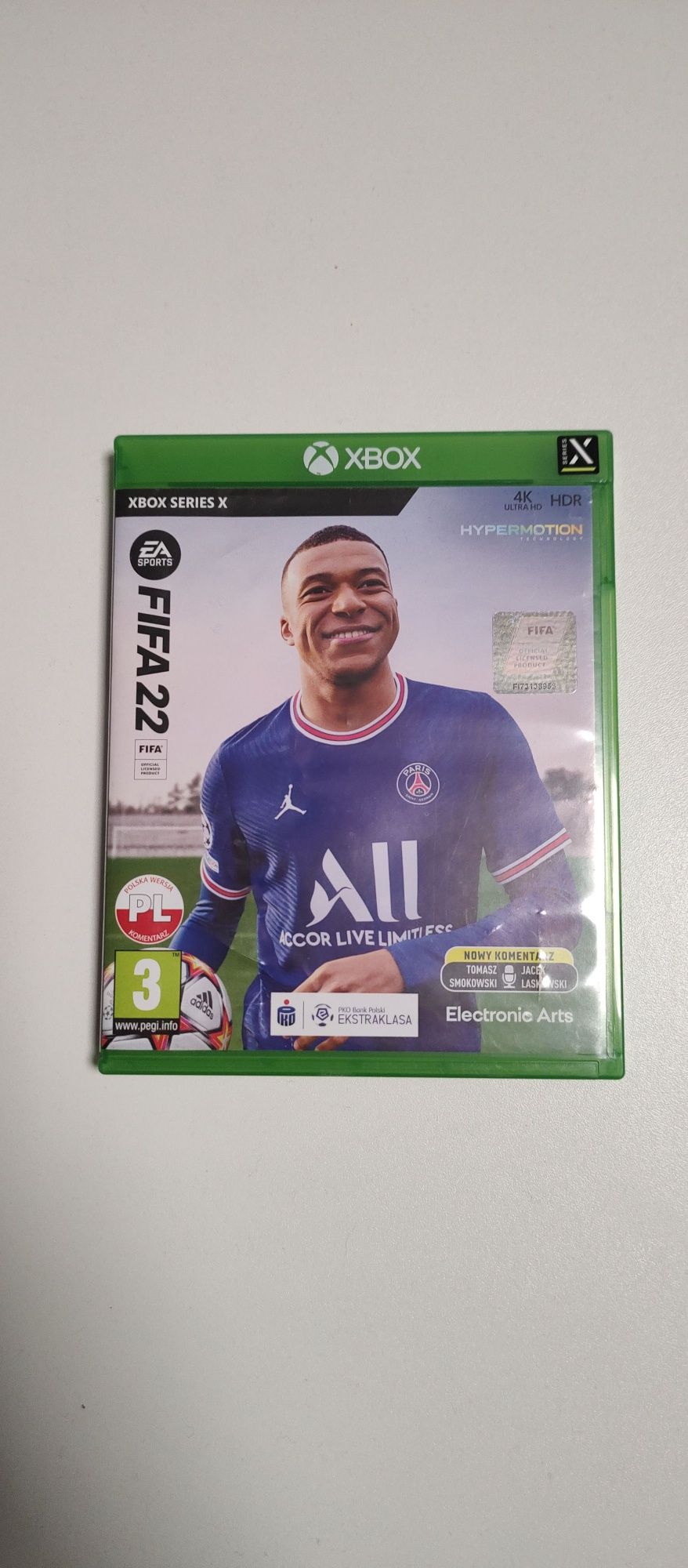 Fifa22 Xbox X series wersja pudełkowa