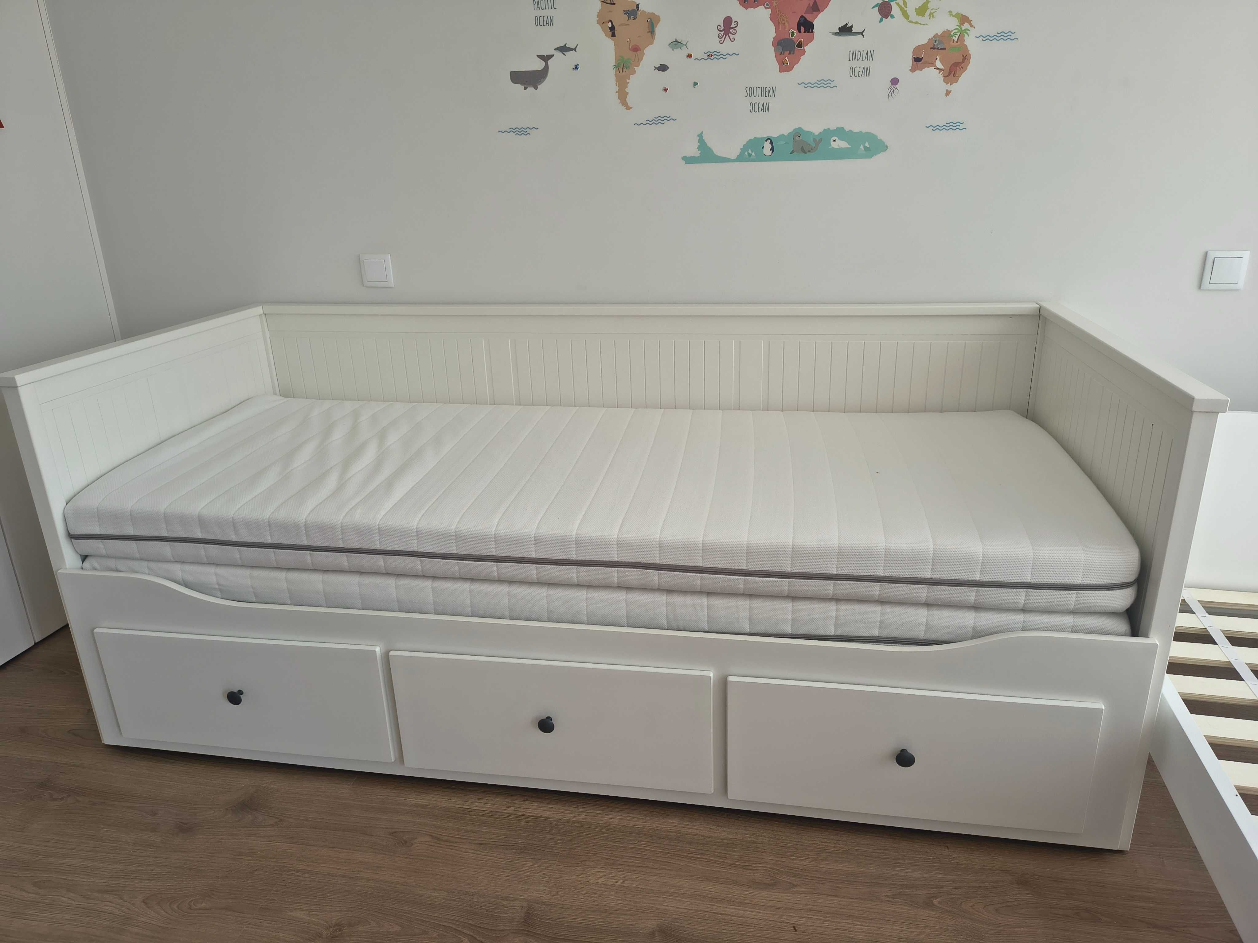Cama IKEA criança + 2 colchões 80x200