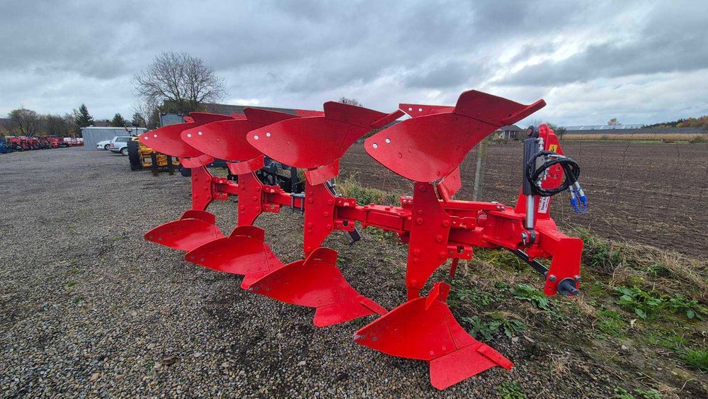 Pług obrotowy POM 4 skibowy 3+1 stal borowa automatyczna belka od ręki