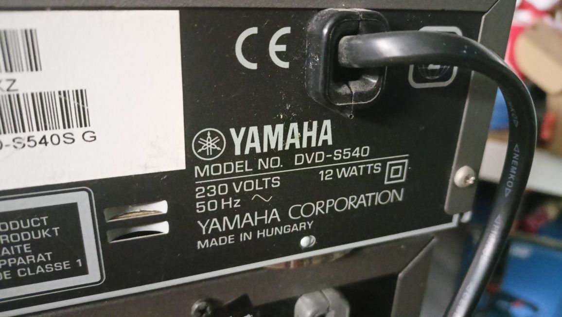 Kino domowe Yamaha amplituner i dvd cd