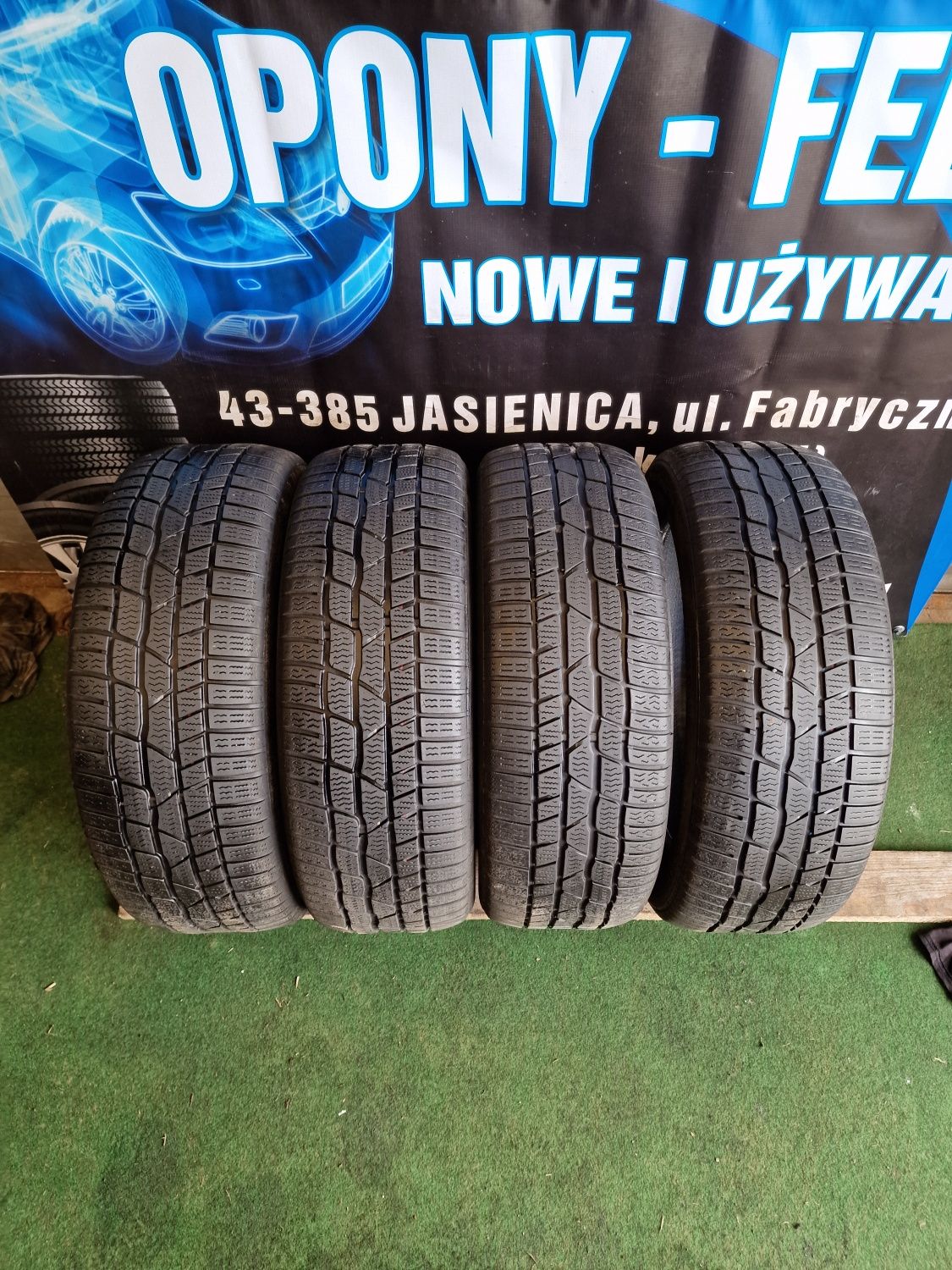 Opony zimowe 205/50/17 Continental ładny Komplet 7mm