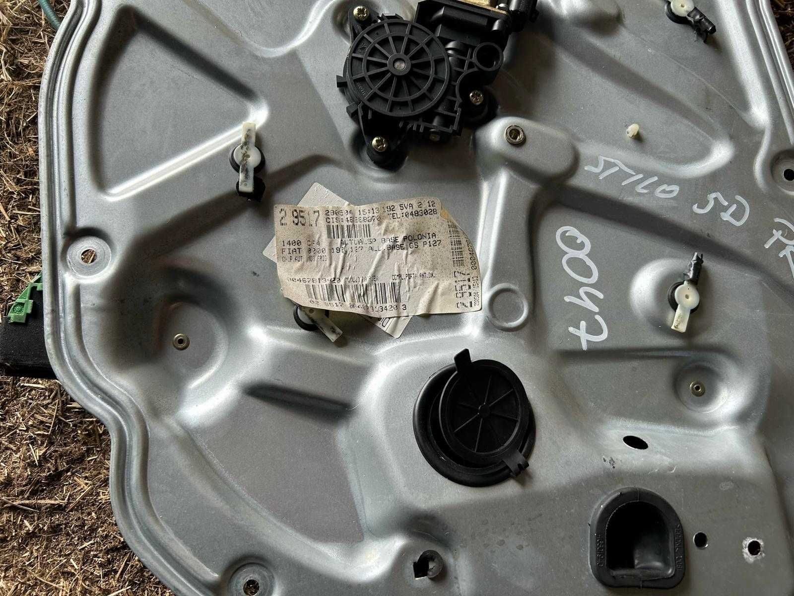 Podnośnik szyb Fiat Stilo 5D prawy przedni