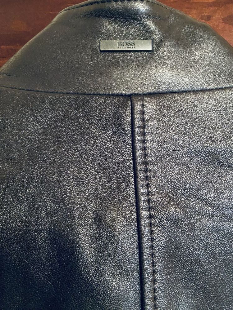 Куртка шкіряна Hugo Boss