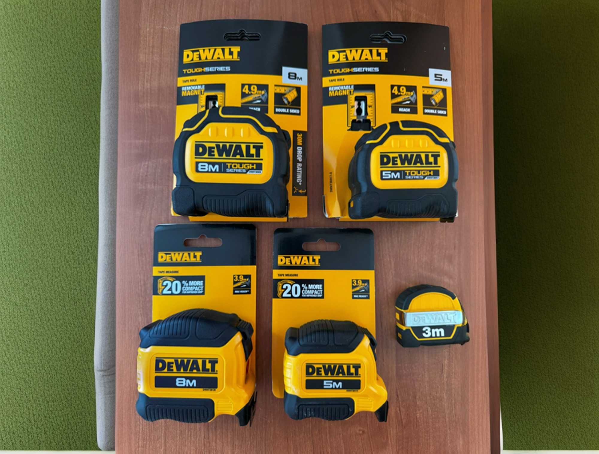 РОЗПРОДАЖ DeWALT рулетки 3м/5м/8м/30м