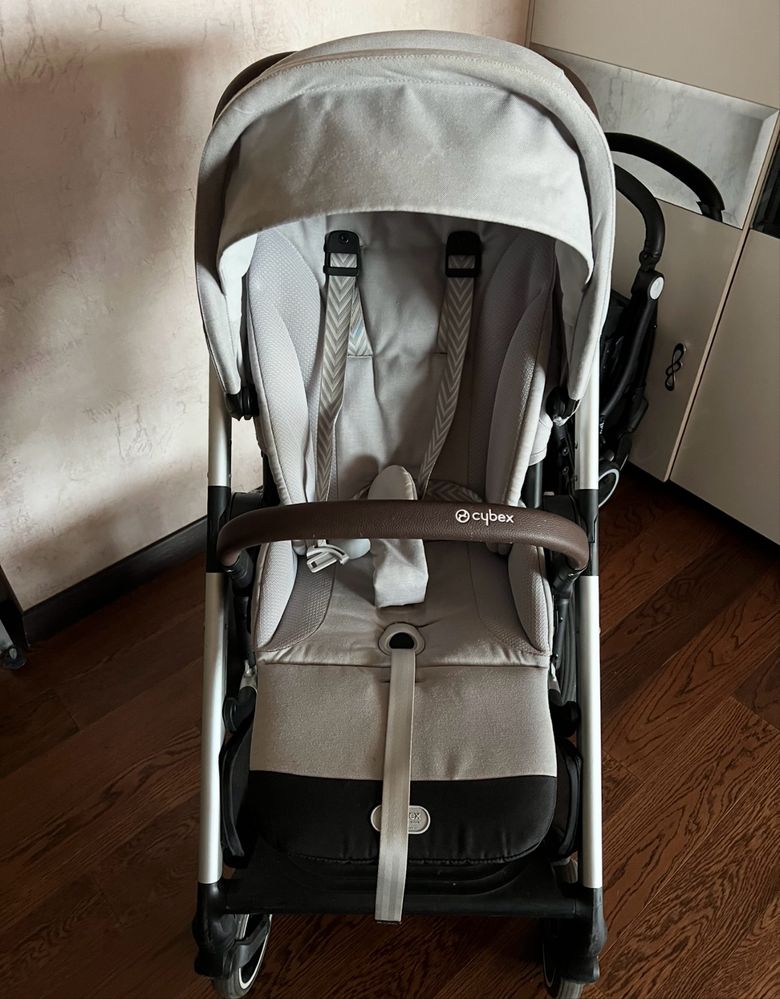 Коляска Cybex Balios S Lux Silver 2 в 1 Stone Grey.