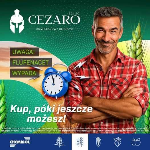 Cezaro 574SC kompleksowy herbicyd jesienny