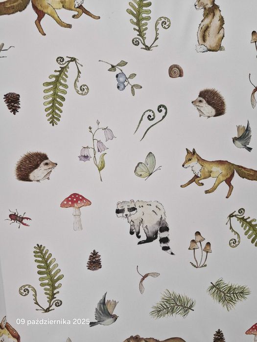 Przewijak na łóżeczko Layette 60x120 motyw leśny jak nowy!