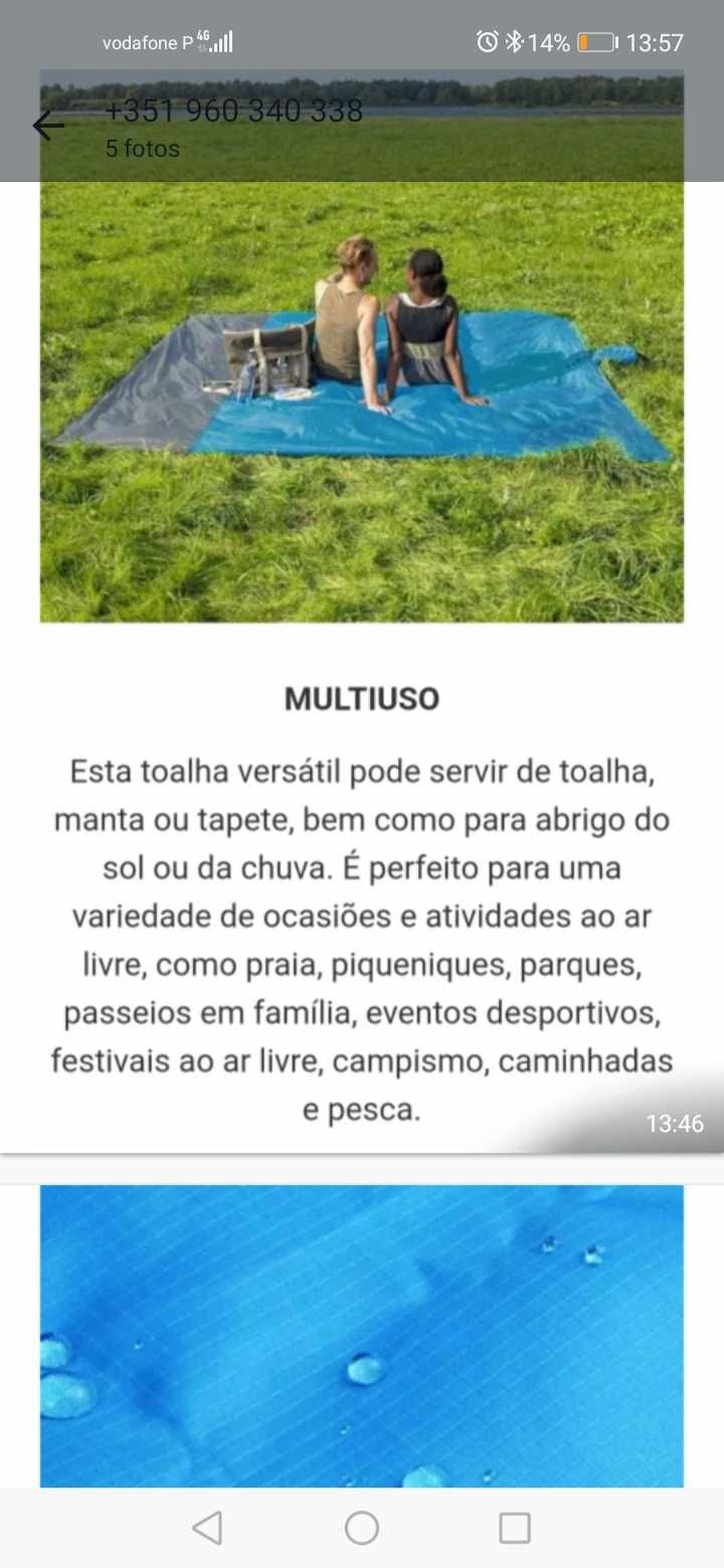 Toalha impermeável