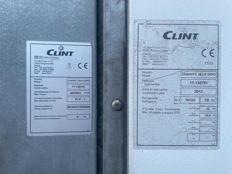Agregat chłodniczy CLINT CHA/K/FC 363-P SI/PD