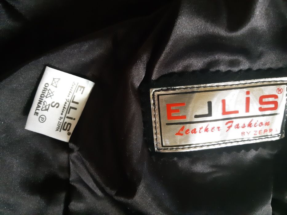 Новая замшевая куртка Ellis с кожаным воротником, размер S