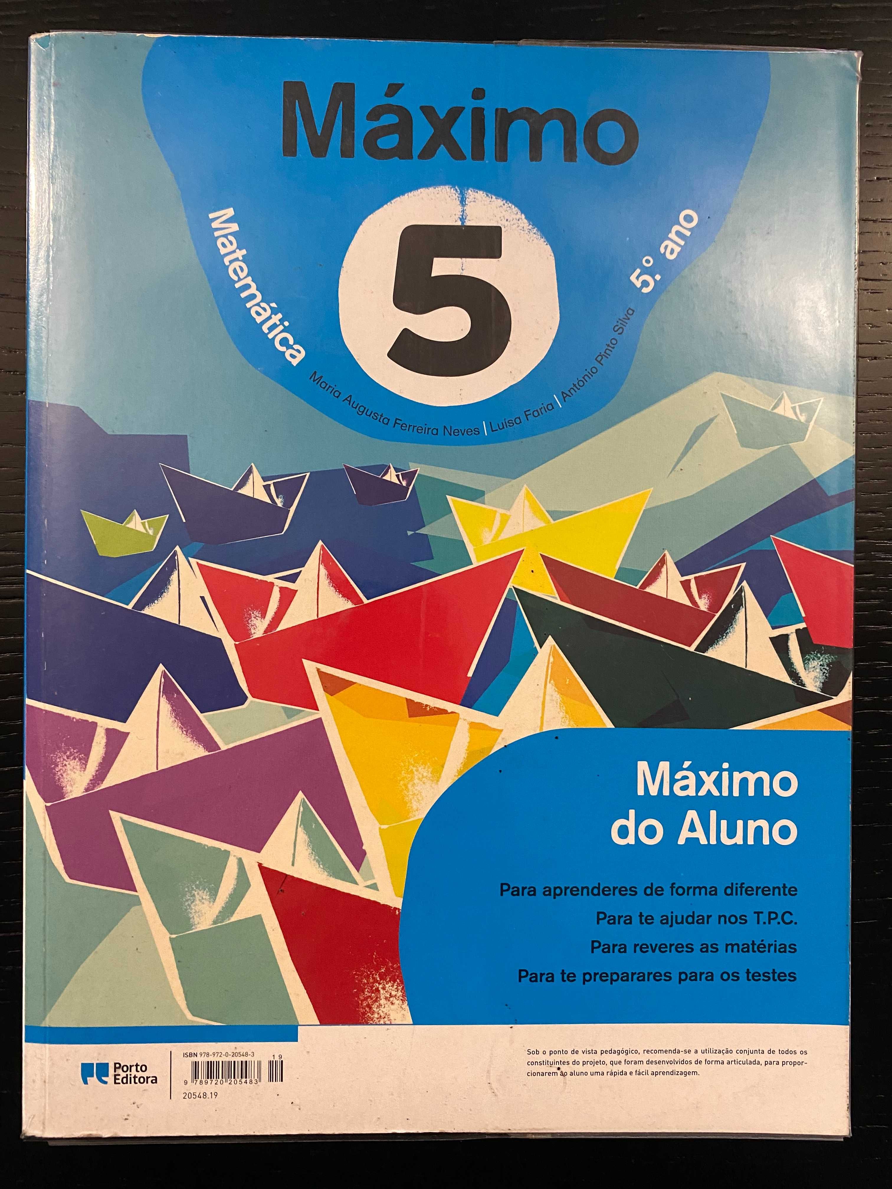 Caderno de Atividades - Máximo - 5.º Ano