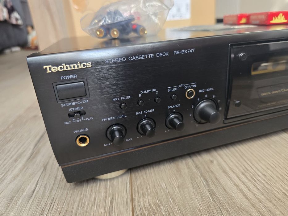 Opis! Technics RS BX747 RS-BX747 JAPAN 100V